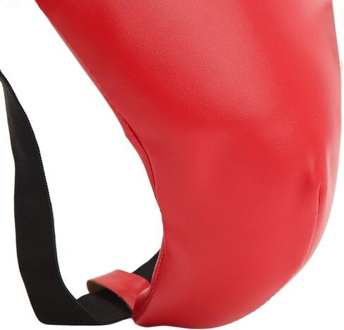 Boxing Groin Guard, Red Boxing Crotch Protector Jock Strap Supporter Adjustable Athletic Supporter Jock Strap Groin Protector Cup Men for Martial Arts for Boys Youth (S) in Saudi Arabia