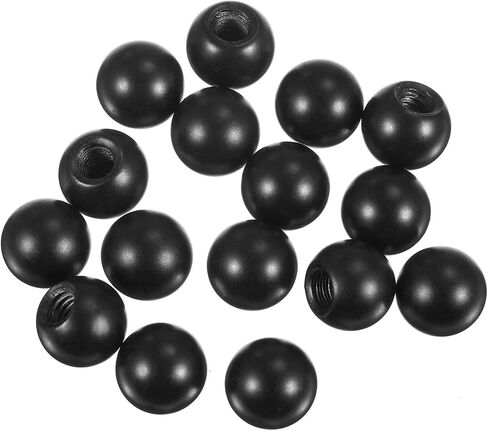Bremorou 35 PCS CAP CAP NUTS M4 CAP CAP أسود كبسولات المسمار أسود مصباح مصباح الظل المسمار مصباح مقبض مقبض الكربون الصلب زخرفة الإضاءة البراغي الزخرفية لإضاءة الأثاث in Kuwait