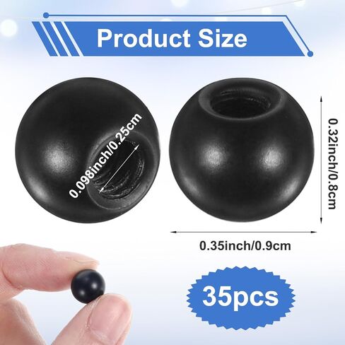 Bremorou 35 PCS CAP CAP NUTS M4 CAP CAP أسود كبسولات المسمار أسود مصباح مصباح الظل المسمار مصباح مقبض مقبض الكربون الصلب زخرفة الإضاءة البراغي الزخرفية لإضاءة الأثاث in Kuwait