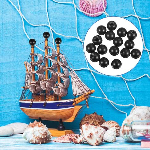 Bremorou 35 PCS CAP CAP NUTS M4 CAP CAP أسود كبسولات المسمار أسود مصباح مصباح الظل المسمار مصباح مقبض مقبض الكربون الصلب زخرفة الإضاءة البراغي الزخرفية لإضاءة الأثاث in Kuwait