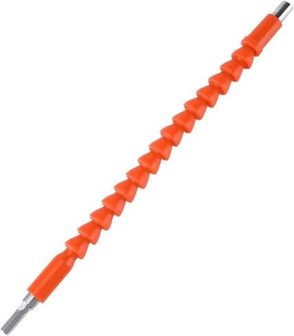 Aramox Flexible Shaft Bits Hex Shank Extention Bit Holder for Narrow Space Operations (Orange Plastic Soft Shaft) in Saudi Arabia