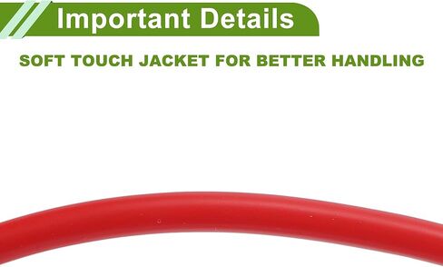 Ground Wire Power Wire 15m Red TC 1 Pcs 10AWG Fully Insulated& Soft Touch Jacket Car Radio, Automotive, Car Speakers Universal in Saudi Arabia