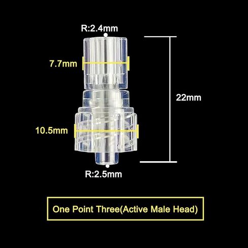 20 PCS Luer Multi-Port Conversion Connector - Luer Lock Male Connector, Medical Grade Luer Lock 3-Way Manifold & Flow Splitter, Multi-Line Hub for Laboratory Peristaltic Pumps. in Kuwait