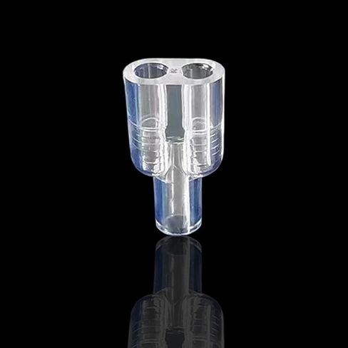 20 PCS Luer Multi-Port Conversion Connector - Luer Lock Male Connector, Medical Grade Luer Lock 3-Way Manifold & Flow Splitter, Multi-Line Hub for Laboratory Peristaltic Pumps. in Kuwait