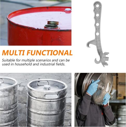 Pretyzoom Aluminium Bucket Opener Opener Opteer Tool Tool For Easy Access يناسب تصميم Bung Capacs المدمج للاستخدام دون عناء للعلب والدلاء in Saudi Arabia