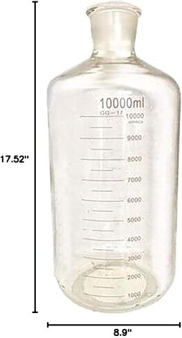 BMB-3000 Glass 3000ml/3L Serum Bottle with Graduated Borosilicate 3.3 Glass Serum Bottles in Kuwait