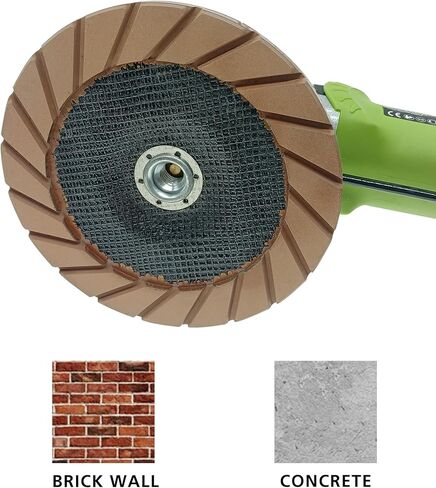 Concrete Grinding Cup Wheel 7" Ceramic Diamond Cup Wheel for Floor Grinding, Fits 5/8"-11 Arbor Angle Grinder,100# Medium in Saudi Arabia