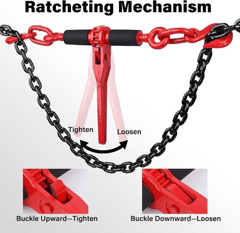 Binder سلسلة G80 G80 3/8 ''-1/2 '' مع سلسلة 3/8 بوصة × 10ft ، 1 حزمة chian و binder مجموعة ، رابط الحمل ratchet 3/8 إلى 1/2 مع خطاف G80 الاستيلاء in Saudi Arabia