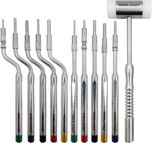 Dental Sinus Lift Kits Concave Curved-Straight Osteotome Kit 11pcs in Saudi Arabia