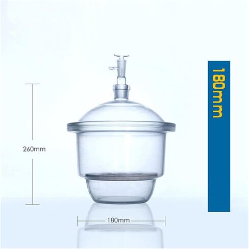 Run Ken Laboratory Vacuum Dryer Laboratory Prapharent Dryum Digh Classe Shicky 150-240mm (Vacuum 180mm) in Kuwait