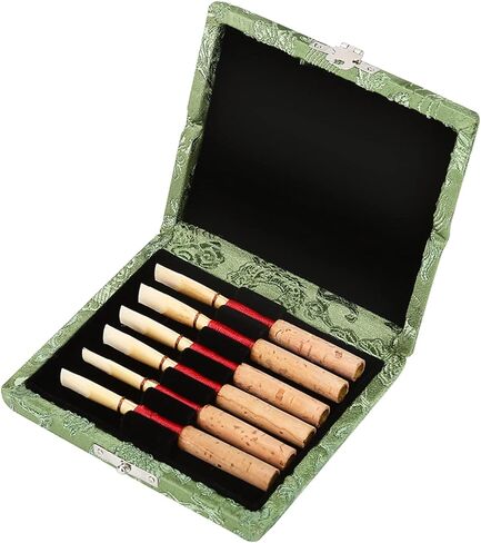 RitoeasySports رائع حامل القماش الحرير الخشبي لبلد 6pcs القصب ، يحمي من الاصطدام ، مقاوم للرطوبة ، محمولة (أخضر) in Kuwait