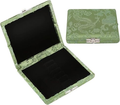 RitoeasySports رائع حامل القماش الحرير الخشبي لبلد 6pcs القصب ، يحمي من الاصطدام ، مقاوم للرطوبة ، محمولة (أخضر) in Kuwait