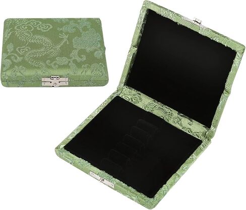 RitoeasySports رائع حامل القماش الحرير الخشبي لبلد 6pcs القصب ، يحمي من الاصطدام ، مقاوم للرطوبة ، محمولة (أخضر) in Kuwait