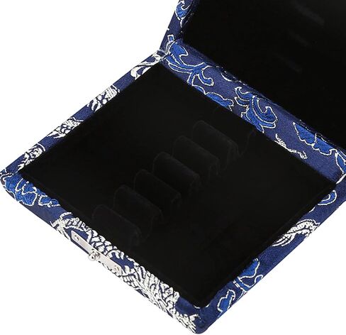 RitoeasySports رائع حامل القماش الحرير الخشبي لبلد 6pcs القصب ، يحمي من الاصطدام ، مقاوم للرطوبة ، المحمولة (الأزرق) in Kuwait