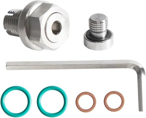 M12.1-1.25/1.5/1.75 M14 M16 M18 X 15mm Oil Drain Plug Oversize Stainless Steel Self Tapping Oil Pan Thread Repair Kit(M12.1 to 1.25) in Saudi Arabia