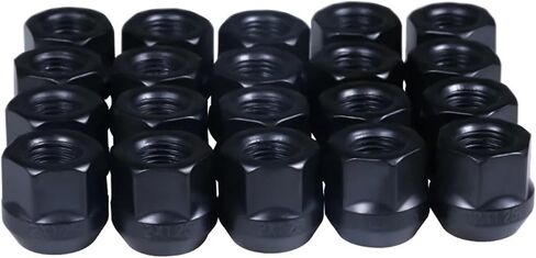 Height 21mm Open End Lug Nuts Black Wheel Nuts 19mm M14 X 1.5,m12x1.25,m12x1.5,1/2-20(M14x1.5) in Saudi Arabia