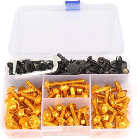 Bolt Screws Nut Kit(Gold) in Saudi Arabia