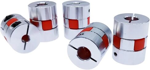 D20L25 Spider Flexible Motor Coupler Aluminium Flexible Jaw Coupling 5x8mm 3mm 4mm 5mm 6mm 6.35mm 7mm 10mm 1Pcs(4x4) in Saudi Arabia