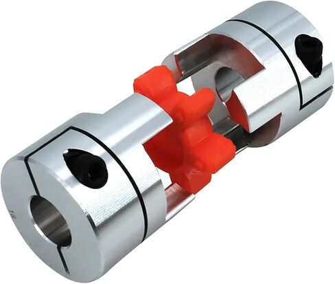 LF Six Jaw D30L40 Coupler الألومنيوم البرقوق المرن اقتران توصيل السهول موصل السهول CNC 6/6.35/8/10/12.7/14/16mm 1pcs (6.35x10) in Kuwait