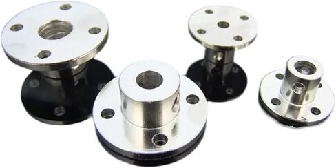 3/3.17/4/5/6/7/8/10/11/12/14mmmm Rigid Flange Coupling Motor Guide Shaft Coupler Motor Connector Shaft Axis Bearing Fittings 1Pcs(12mm) in Saudi Arabia