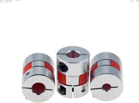 2PCS XB Coupler D20L25 COUPLER D20 L25 الألومنيوم البرقوق المرن موصل موصل موصل محرك الصلبة 6/6.35/8/10/مم (4x4) in Saudi Arabia