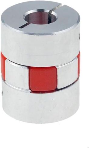 2PCS XB Coupler D20L25 COUPLER D20 L25 الألومنيوم البرقوق المرن موصل موصل موصل محرك الصلبة 6/6.35/8/10/مم (4x4) in Saudi Arabia