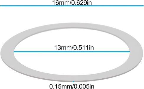 20Pcs RC Car Differential Shim OD 16mm ID 13mm Thickness 0.15mm Stainless Steel Spacer KYO96772 in Saudi Arabia