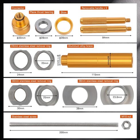 Bicycle Bottom Bracket Removal Installation Tool Kit, Bearing Press Tool,Bike Bottom Bracket Remover,Suitable for BB86/BB30/BB91/BB92 and More in Saudi Arabia