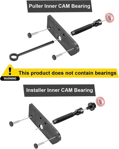 Mofun Inner Cam Bearing Installer and Puller Tool Compatible with Harley Evolution Engines Inner Single Cam 1984-2024, Fit Big Twin Evolution Model 1984-1999 and Touring Sportster Softail Dyna Model in Saudi Arabia