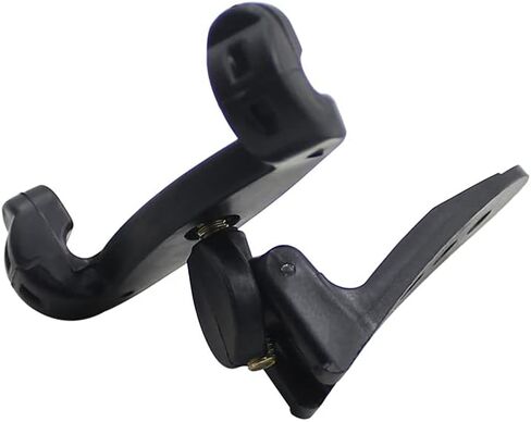 HXBER Viola Shoulder Rest for 15.5-16.5 Inch Violas Adjustable Height and Angle Lightweight Plastic Rest with Comfortable Sponge Pad, Black in Saudi Arabia