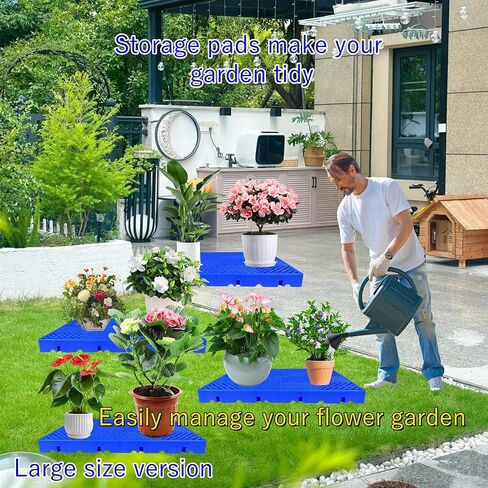 2pcs البليت المعينات الحرة الربقية 23.6x11.8x1.18in سعة التحميل 4500 رطل ، منصة بلاستيكية مناسبة للمنزل ، أرضيات الحيوانات الأليفة ، مستودعات التراص شحن - منصات للبيع تجنب البضائع الرطبة قدر الإمكان in Kuwait