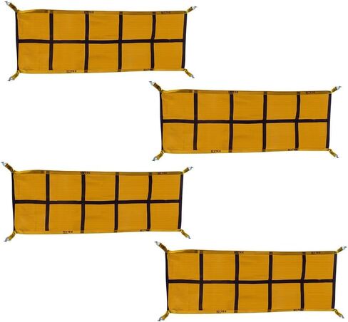 Mytee Products 2"x146.5" Pallet Rack Safety Nets for 12 ft Pallet Bays - 2400 lbs Breaking Strength Rack Safety Netting for Holding Pallets in Place - Warehouse Storage Shelving Accessories in Kuwait