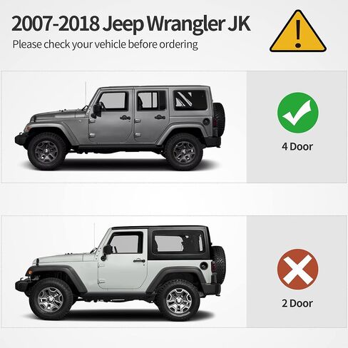 لوحات تشغيل OEDRO متوافقة مع 2007-2018 Jeep Wrangler JK Unlimited JKU 4 Door ، خطوات جانبية إسقاط ، شريط أسود وأحمر nerf in Kuwait