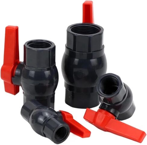 موصل أنابيب صمام الكرة ، صمام الكرة Piconnector 1pcs 1/2 "~ 2" PVC (اللون: 1 بوصة أنثى) (1L2 بوصة أنثى) in Saudi Arabia
