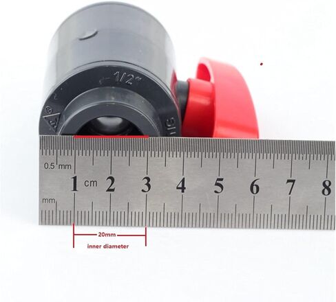 موصل أنابيب صمام الكرة ، صمام الكرة PICONNECTOR PVC PIPE مفاصل 5pcs 20mm in Saudi Arabia