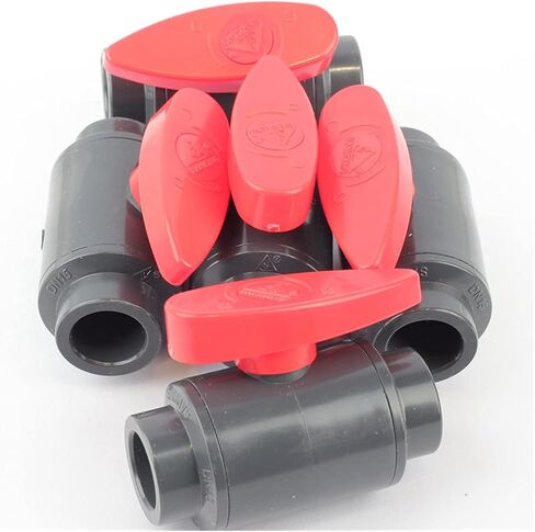 موصل أنابيب صمام الكرة ، صمام الكرة PICONNECTOR PVC PIPE مفاصل 5pcs 20mm in Saudi Arabia
