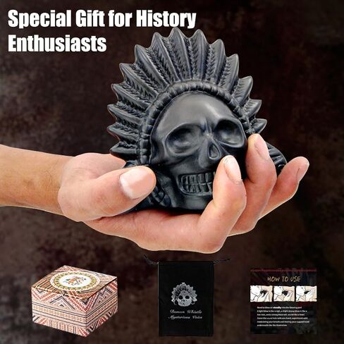 Aztec Death Whistle, Reaches over 125 Decibels Loud Real Screaming Collectible Traditional Aztec Death Whistle Loudest Authentic Human Sounding Screams Loud Halloween Costumes Gift Self defense in Saudi Arabia