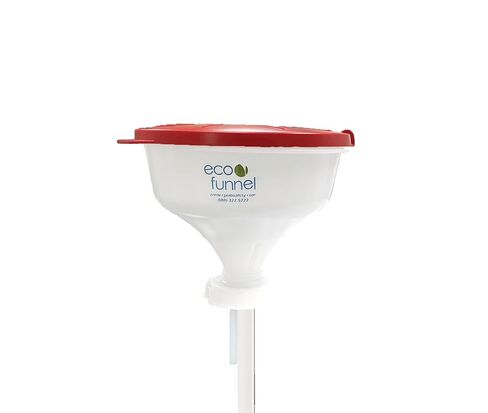 8 "Eco Funnel® EF2 للتخلص من النفايات الكيميائية مع محول CAP 8TPI 70 مم (لحاويات Rieke FS70) in Saudi Arabia