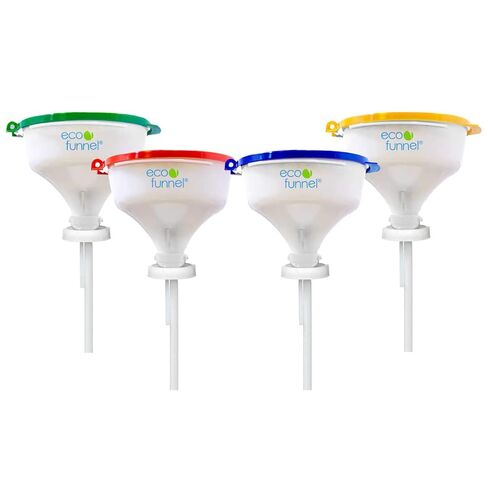 8 "Eco Funnel® EF2 للتخلص من النفايات الكيميائية مع محول CAP 8TPI 70 مم (لحاويات Rieke FS70) in Saudi Arabia