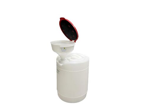 8 "Eco Funnel® EF2 للتخلص من النفايات الكيميائية مع محول CAP 8TPI 70 مم (لحاويات Rieke FS70) in Saudi Arabia