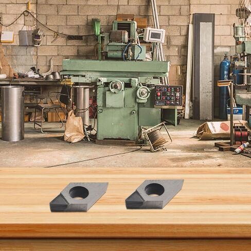 2 عبوة ل PCD DCGT070202 إدراج CNC القابلة للفهرسة ، وأجزاء أداة قطع المقاومة عالية التآكل للألمنيوم وآلات النحاس in Kuwait