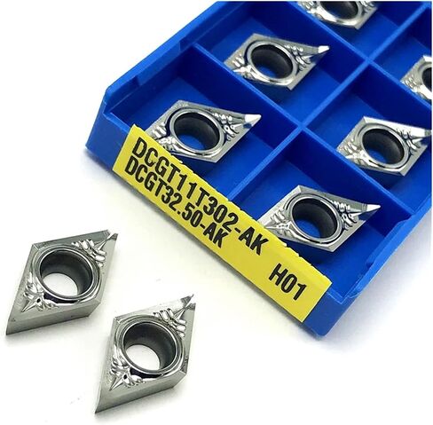 DCGT11T302 DCGT11T304 AK H01 Aluminum Inserts Lathe Tools Cutting Tool CNC Turning Insert Carbide Wood Turning Tools(DCGT11T308 AK H01) in Saudi Arabia