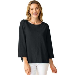 Camden Cover-Stitch Boatneck Habitat Top - 27522 in Saudi Arabia