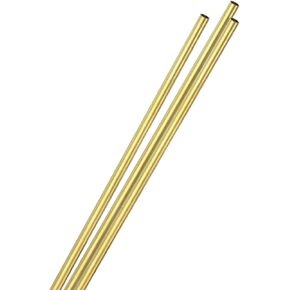 3-Pack 300mm Brass Round Tube, 5mm OD 0.2mm Wall Thickness H65 Brass Seamless Tubing for Construction/Machining/DIY Crafting, Metal Straight Pipe [0.2x0.01x11.8IN] in Saudi Arabia