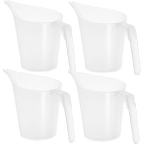 Pretyzoom 4pcs Spout Long Leasing Cup Plastic Pitcher التخرج لصنع الصابون الخبز in Kuwait