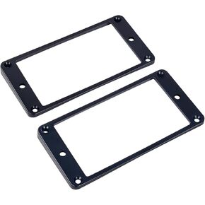 Banworks Humbucker Rings Plastic Slanted Top Curved Bottom Humbucker Pickup Covers 7.5x10mm Guitar Pickup Frame for Epiphone Les Paul LP Style Electric Guitars Pack of 2 JT/SYQG-20 Cream in Kuwait