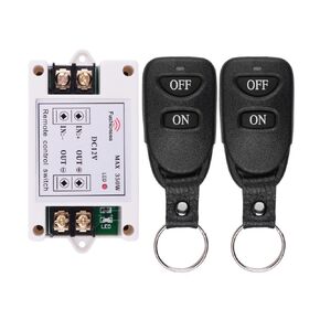 DC 12V 40A Relay, 1CH Universal 433Mhz Remote Control Wireless Latching Function Switch for Industrial & Low Voltage Power Systems in Saudi Arabia
