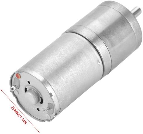 Metal Gearmotor DC 12V SPED SPEED MOTOR 25MM 25GA-370 Encoder Metal Gear Motor لأجزاء DIY الإلكترونية (12V 60 دورة في الدقيقة) in Saudi Arabia