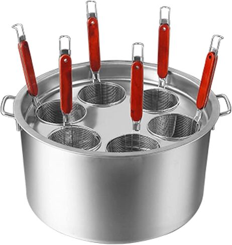 Noodle Boiler,Stainless Steel Pasta Cooker Stock Pot,Commercial with Insert Strainer for Home Kitchen Restaurant Cookware in Saudi Arabia