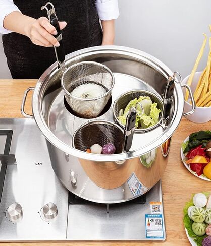 غلاية المعكرونة المعكرونة ، سلة مصفاة إدراج ، أداة طبخ وعاء الأسهم in Kuwait